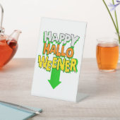 Signe De Table Happy Halloweener drôle Halloween (In SItu)