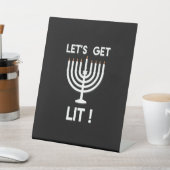Signe De Table Happy Hanukkah Tis The Season Get (In SItu)