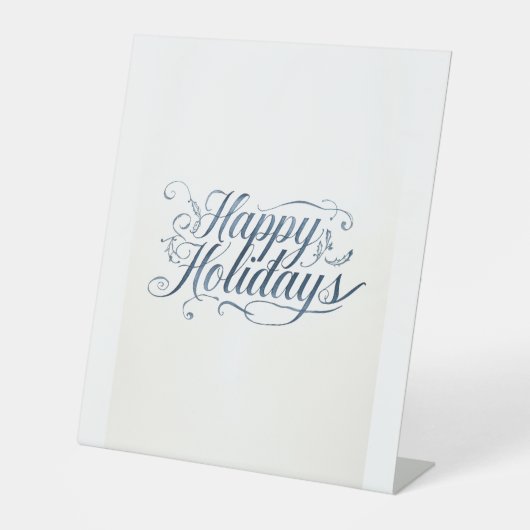 Signe De Table Happy Holidays Merry Christmas Family New Year (Recto)