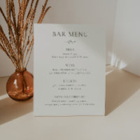 HARMONIE Olive Green Branch Liste des menus