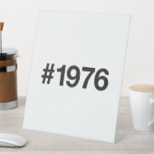 Signe De Table Hashtag 1976 49 Anniversaire (In SItu)