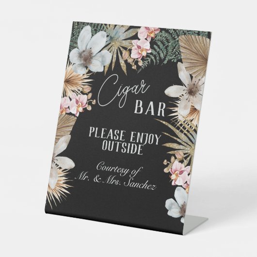 Signe De Table Havana Nights Tropical Cubain Cigar Bar (Recto)