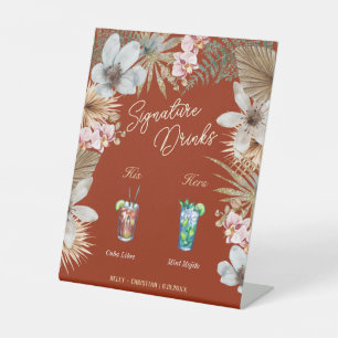 Signe De Table Havana Nights Tropical Cubain Signature Boissons