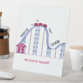 Signe De Table 'Healing Isn't Linear' Empowering Self Love Sign  (In SItu)