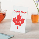 Signe De Table Hein canadien ? Feuille d'érable (In SItu)