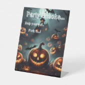 Signe De Table Hells Citrouille Halloween Fête Snacks (Recto)