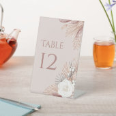 Signe De Table Herbe Pampass Boho Blush (In SItu)