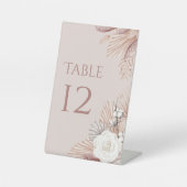 Signe De Table Herbe Pampass Boho Blush (Recto)
