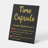 Signe De Table Heure d'anniversaire Capsule Espoirs Souhaite (Recto)