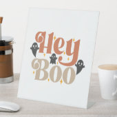 Signe De Table Hey Boo Boho Halloween Hey Boo Fantôme (In SItu)