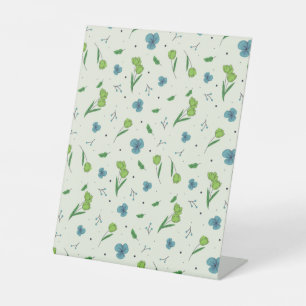 Signe De Table Hibiscus Aquarelle Botanique Floraison transparent