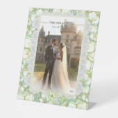 Signe De Table Hibiscus & dentelle BLANC (Recto)