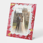 Signe De Table Hibiscus & dentelle RED (Recto)