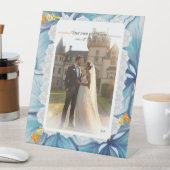 Signe De Table Hibiscus & dentelle TURQUOISE (In SItu)