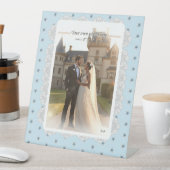 Signe De Table Hibiscus & dentelle TURQUOISE (In SItu)