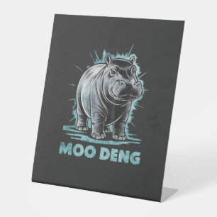 Signe De Table Hippo Radiant Moo Deng