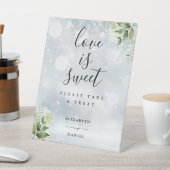 Signe De Table Hiver Floral Végétation L'Amour Est Une Bonne Fave (In SItu)