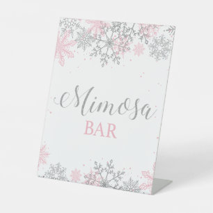 Signe De Table Hiver Onederland Mimosa Bar