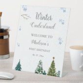 Signe De Table hiver Ontario Noël Anniversaire de bienvenue (In SItu)