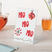 Signe De Table Ho Ho Ho Red Bell et lumières (In SItu)