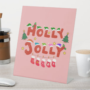 Signe De Table Holly Jolly