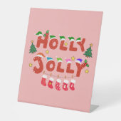 Signe De Table Holly Jolly (Recto)