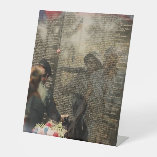 Signe De Table Hommage aux vétérans du Vietnam (Recto)