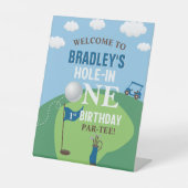 Signe De Table Hostal In One Golf 1er Anniversaire Bienvenue (Recto)