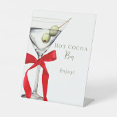 Signe De Table Hot Cocoa Bar Dirty Martini Bridal Shower (Recto)
