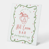 Signe De Table Hot Cocoa bar sign (Recto)