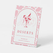 Signe De Table Hot Rose Western Bachelorte (Recto)