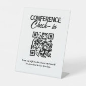 Signe De Table Hotel Check-In QR Code Scan (Recto)