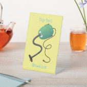 Signe De Table Humour de dessin animé de l'aspirateur mignon (In SItu)