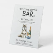 Signe De Table Husky Bar (Recto)