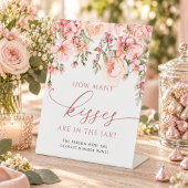 Signe De Table Hydrangea Rose Combien de Bisous dans le Pot