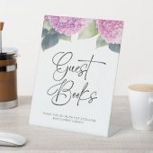 Signe De Table Hydrangea Son a Girl Guest Books Baby shower (In SItu)