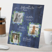 Signe De Table Hydrangea Wood Mariage 3 Photo Pet Signature Boire (In SItu)