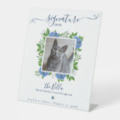 Signe De Table Hydrangeas Mariage 1 Photo Animaux de compagnie Si (Recto)