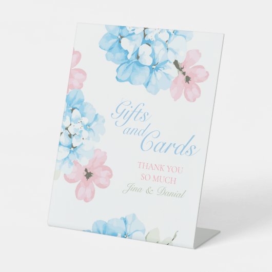 Signe De Table Hydrangeas Pastel Bloom (Recto)