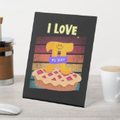 Signe De Table I love PI Day Math Science Geek Pi Loves (In SItu)