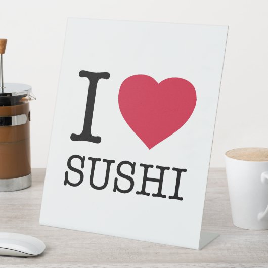 SIGNE DE TABLE I LOVE SUSHI (In SItu)