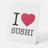 SIGNE DE TABLE I LOVE SUSHI (Recto)
