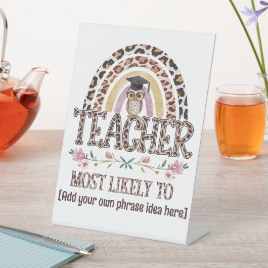 Signe De Table Idées Cadeaux 🎓 Enseignant : Les Plus Susceptible (In SItu)