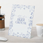 Signe De Table Idées Victoriennes Florales Bleues & Blanches (In SItu)