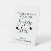Signe De Table Il y a toujours place pour S'more Love Mariage (Recto)