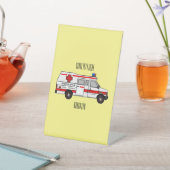 Signe De Table Illustration d'ambulance (In SItu)