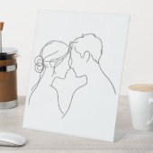 Signe De Table Illustration d'amour minimal (In SItu)