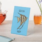 Signe De Table Illustration d'angelfish (In SItu)