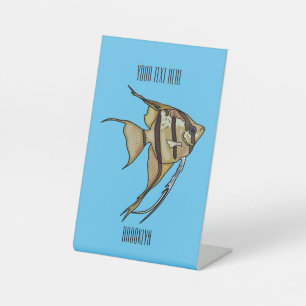 Signe De Table Illustration d'angelfish