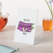 Signe De Table Illustration d'aubergine (In SItu)